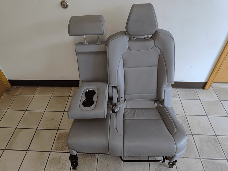 2014-2020 ACURA MDX REAR 2ND ROW LEFT DRIVER SIDE SEAT GRAY LEATHER OEM