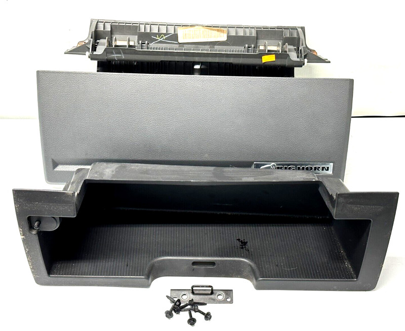 ✅ 2010-22 RAM 1500-3500 Clas OEM GLOVEBOX Gray ASSEMBLY UPPER GLOVE BOX BIG HORN