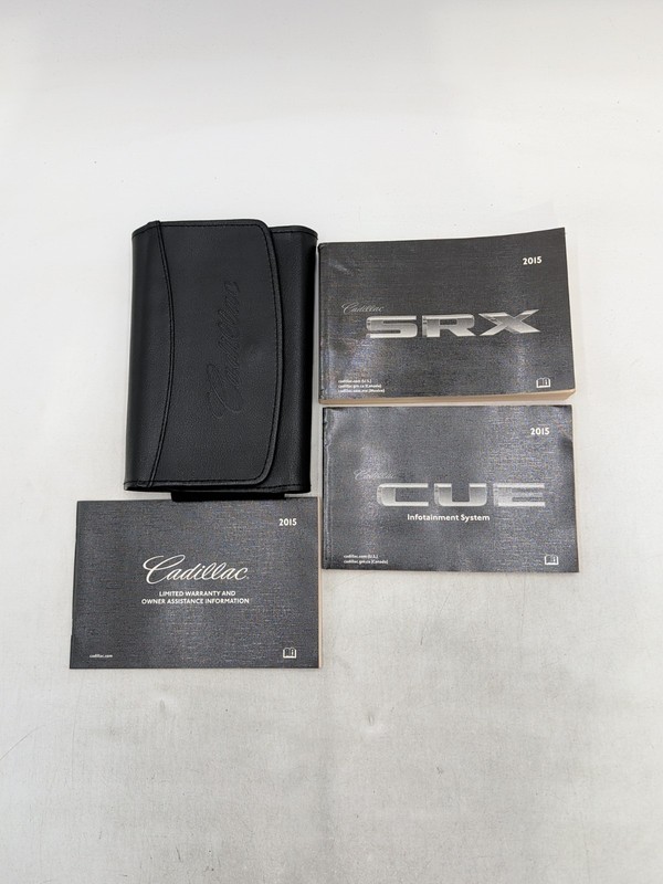 2015 Cadillac SRX Owners Manual With Navigation Cue And Warranty