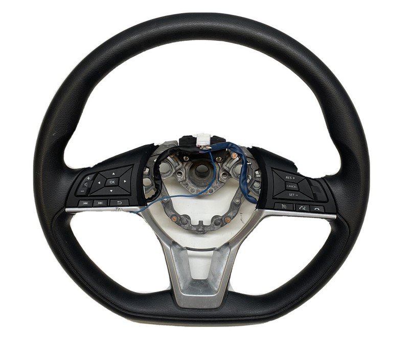 2017 NISSAN ROGUE STEERING WHEEL ASSY W/O LEATHER BLACK OEM 484306FM0A