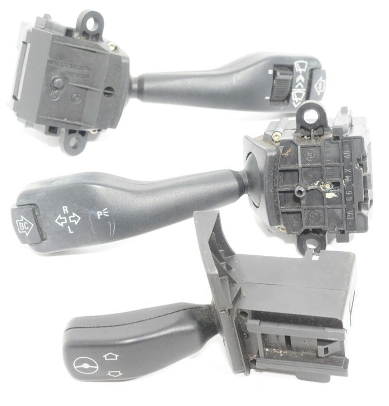 00 01 02 03 BMW X5 E53 WIPER TURN SIGNAL STEERING ADJUST SWITCH SET OF 3 OEM
