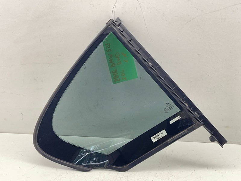 11-16 BMW 528i 5 Series F10 Glass Window Vent Door Left Rear 51357311245 Oem