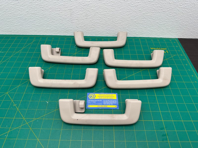 05-16 LAND ROVER ROOF OVERHEAD GRAB HANDLE SET OF 6 OEM