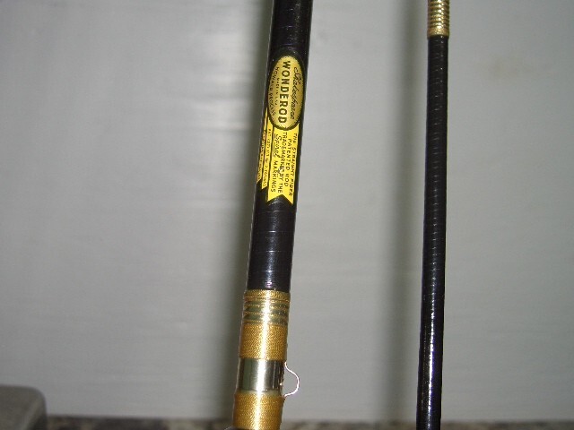 Shakespeare wonderod action taper c-822 8'6" fishing rod w/ sleeve case NICE