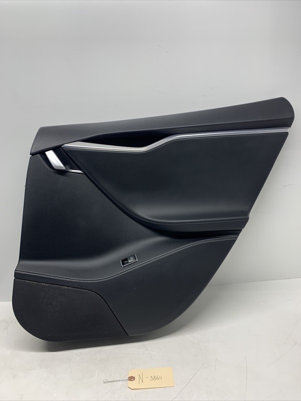 12-20 Tesla Model S Rear Passenger Side Door Panel Trim Card Cover Right 3864 C1