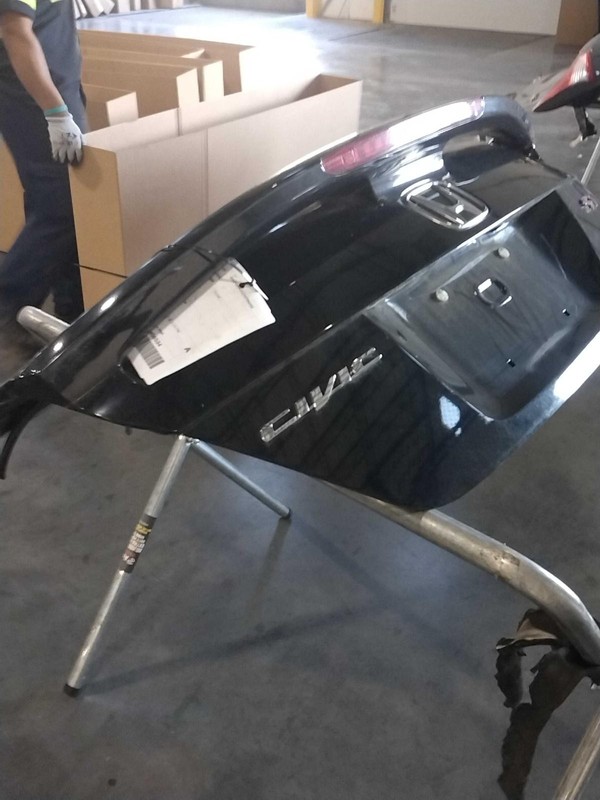 2012 Honda Civic Si Coupe Deck Lid Trunk Lid Black OEM 68500TS8A70ZZ