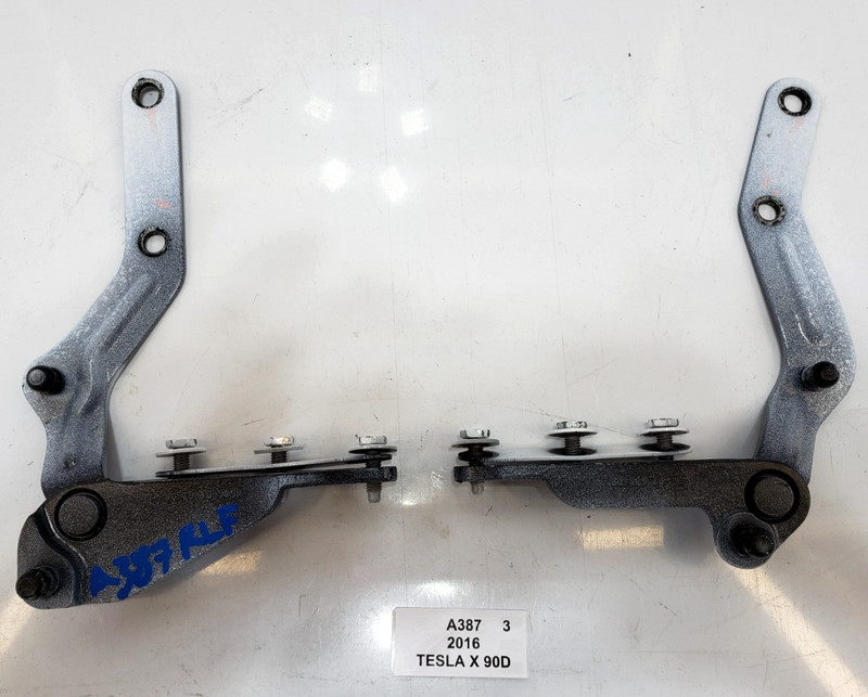 ✅ 16-20 OEM Tesla Model X Rear Left Driver Side Front Door Hinge White