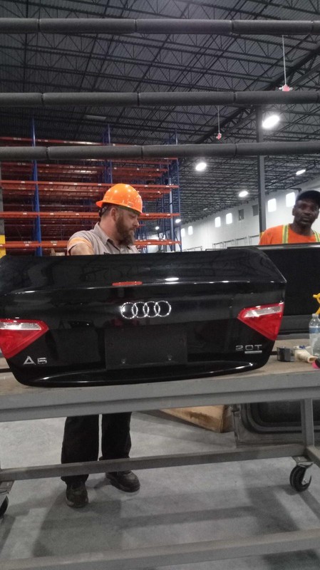 2012 AUDI A5 BLACK Deck Lid OEM 8T0827023AJ 119K Miles - Used Condition