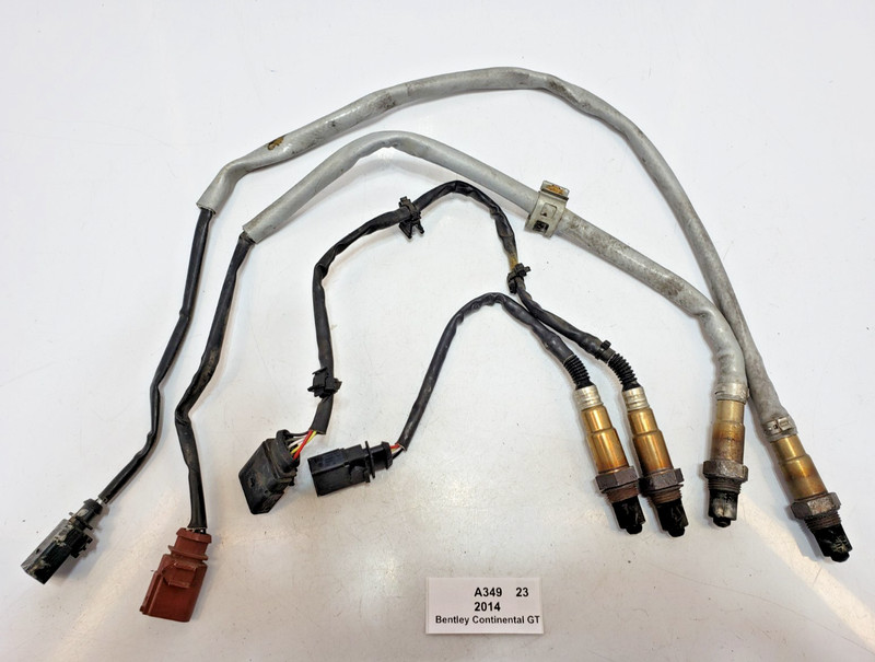 ✅ 13-17 OEM Bentley Continental GT 4.0L Front Rear Oxygen O2 Sensors Lambda SET
