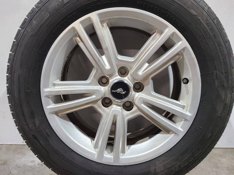 Wheel 17x7 Aluminum 5 Split Spoke Sparkle Silver Fits 10-14 MUSTANG 589474