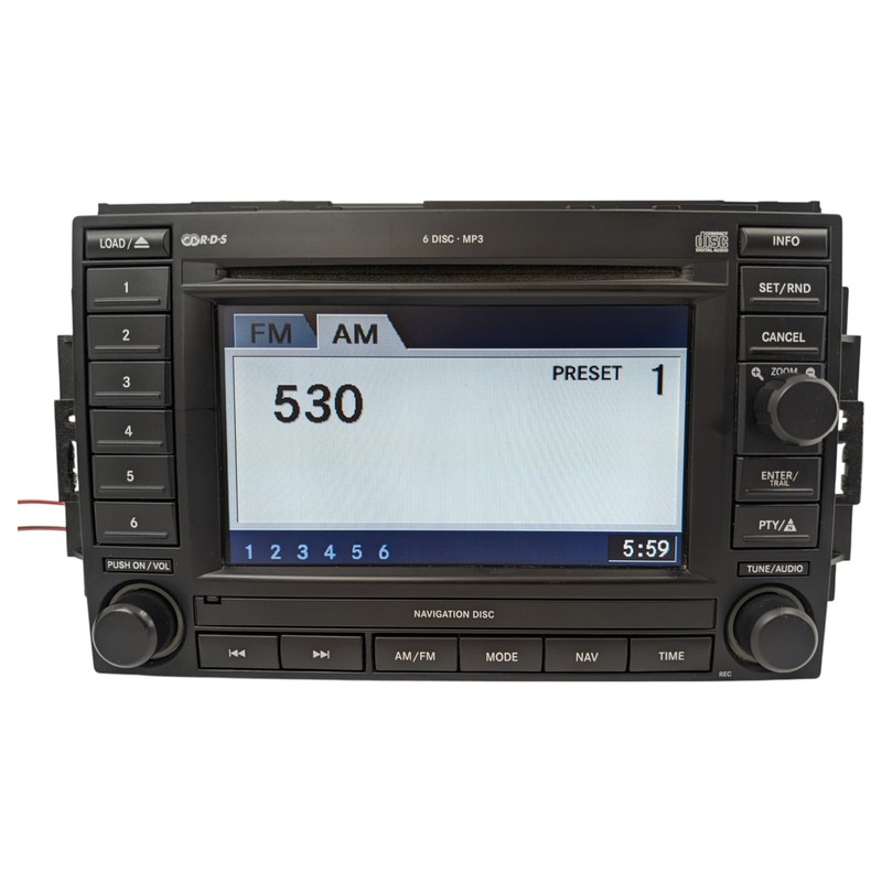 05-07 Chrysler 300 Dodge Ram Charger Dakota Radio CD Player GPS Navigation OEM