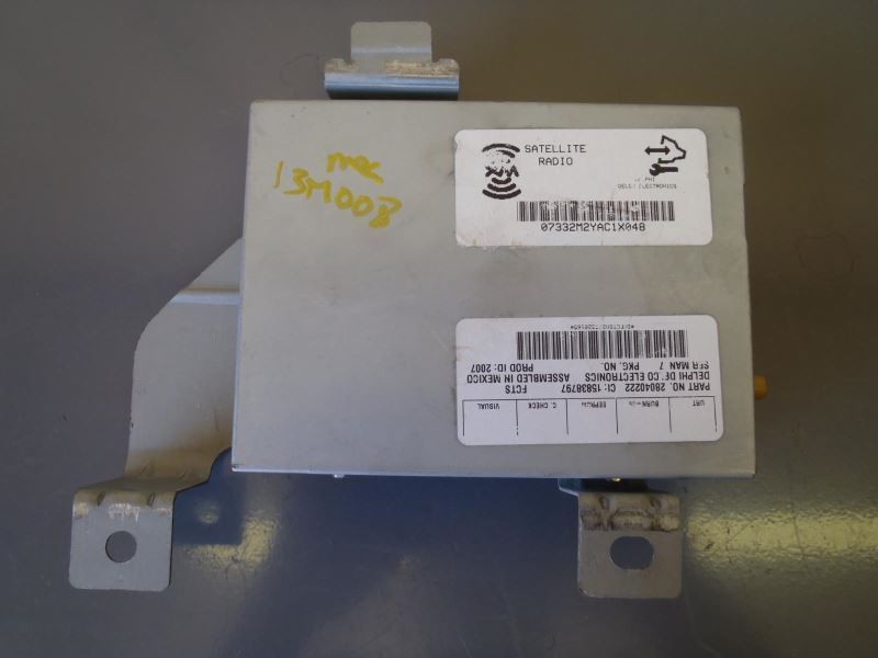 XM Satellite Receiver Opt U2K 15838797 Fits 2007-2012 Chevrolet Malibu 42927