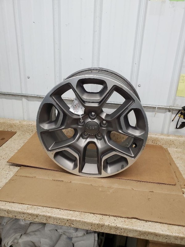 Wheel 17x7-1/2 5 Spoke Polished With Painted Pockets Fits 20-23 CHEROKEE 300036