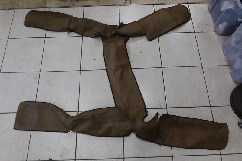 1992-1995 Jeep Wrangler YJ Bestop Roll Bar Sport Bar Padding Cover Spice Color