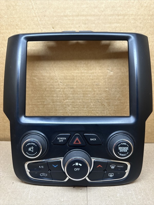 2013-2019 RAM 1500 2500 3500 8” RADIO CLIMATE CONTROL PANEL 1UJ96DX9AF