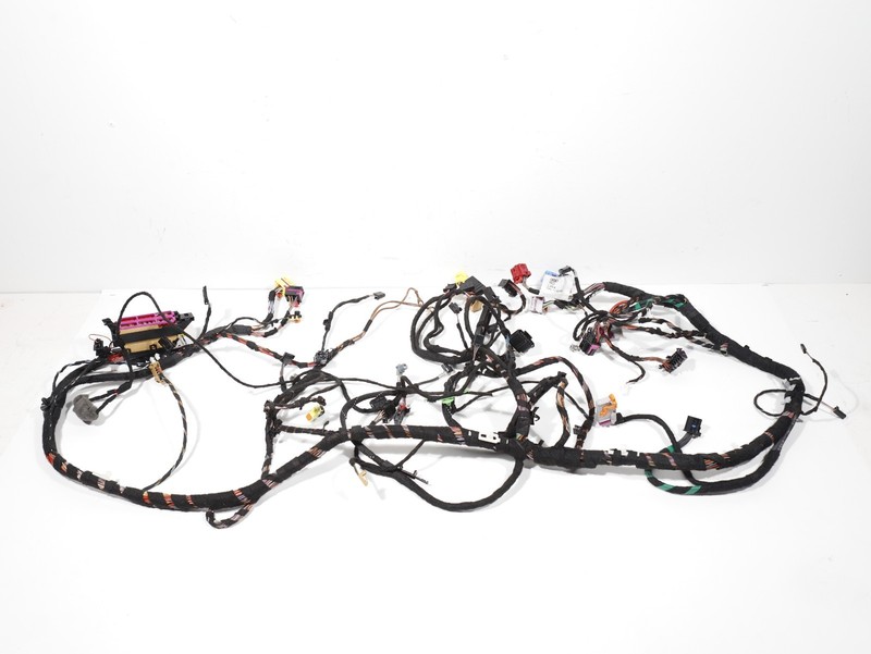 16-18 Audi A6 3.0T Dashboard Instrument Panel Wire Wiring Harness W/ Fusebox OEM