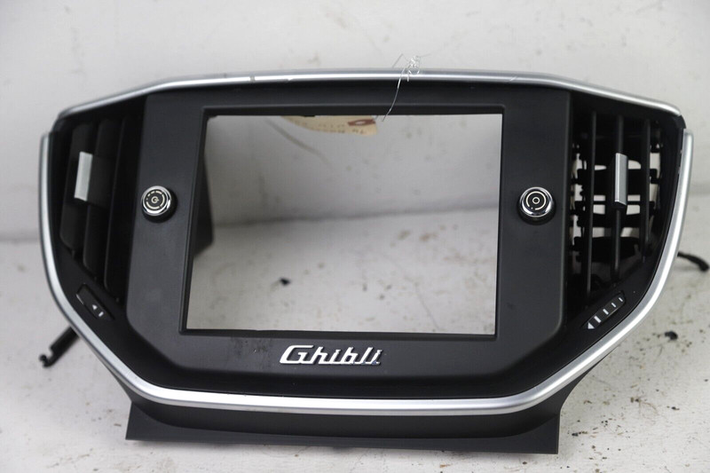 2014-2016 MASERATI GHIBLI CENTER DASH A/C AC VENT GRILLE COVER BEZEL TRIM 60K