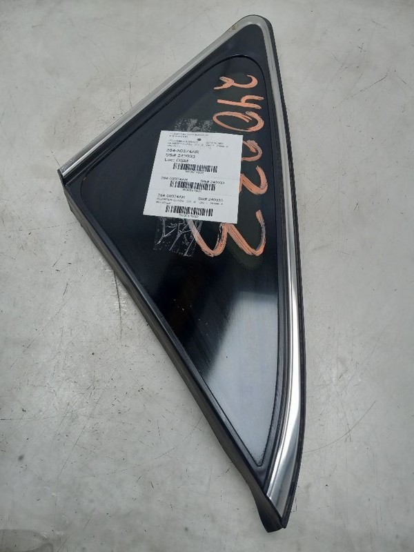 09-16 TOYOTA VENZA LE 2.4L FWD AT PASSENGER SIDE REAR QUARTER GLASS