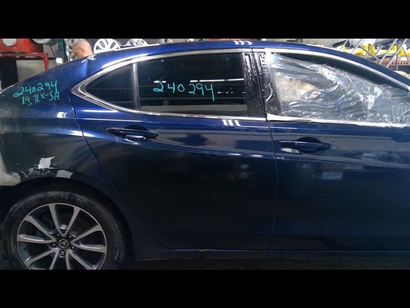 Passenger Right Rear Side Door Fits 15-19 TLX 1425221