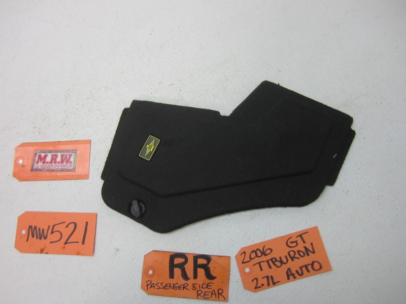 TRIM TRUNK DOOR PANEL ACCESS JACK BIN CAR RIGHT PASSENGER REAR for 03-08 TIBURON
