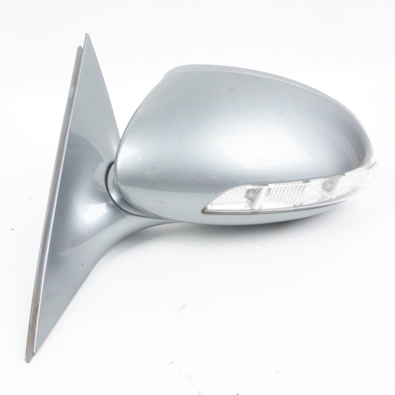 07-09 MERCEDES W221 S550 FRONT LEFT DOOR EXTERIOR SIDE VIEW MIRROR SILVER OEM