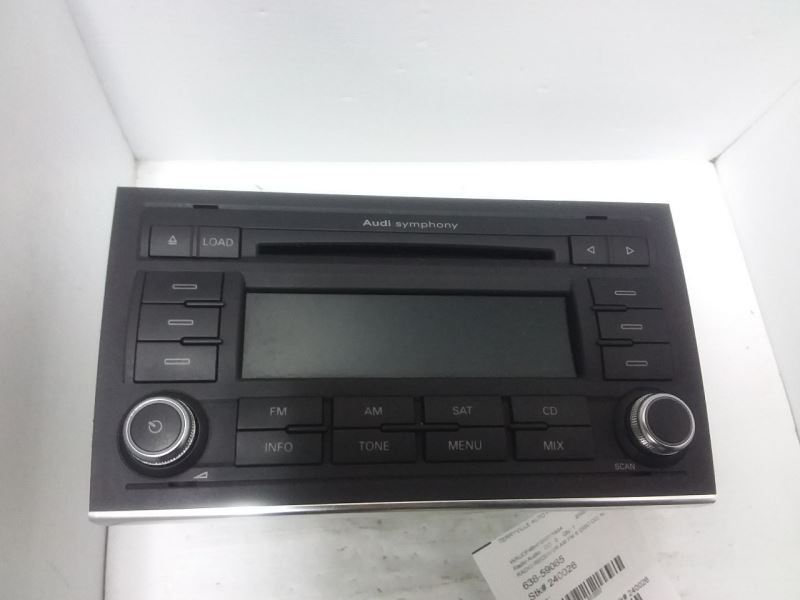 Radio Receiver Convertible Receiver AM FM 6 Disc CD Fits 09 AUDI A4 8E0035195AF
