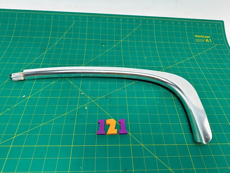 12-18 BMW F30 Sedan REAR LEFT DOOR BEZEL QUARTER CHROME STRIP TRIM OEM