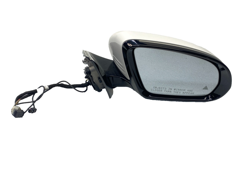 17-20 MERCEDES E400 W213 RIGHT DOOR SIDE VIEW MIRROR 149U WHITE OEM #A0.60