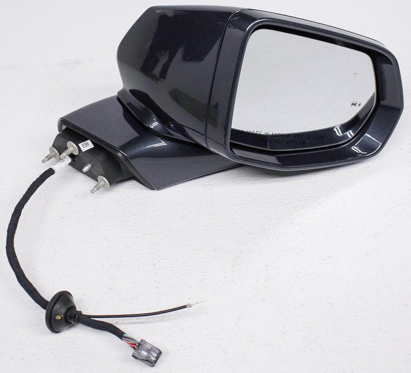84740663 OEM Right Passenger Side Mirror for Cadillac XT6, Blue - Plug Damage