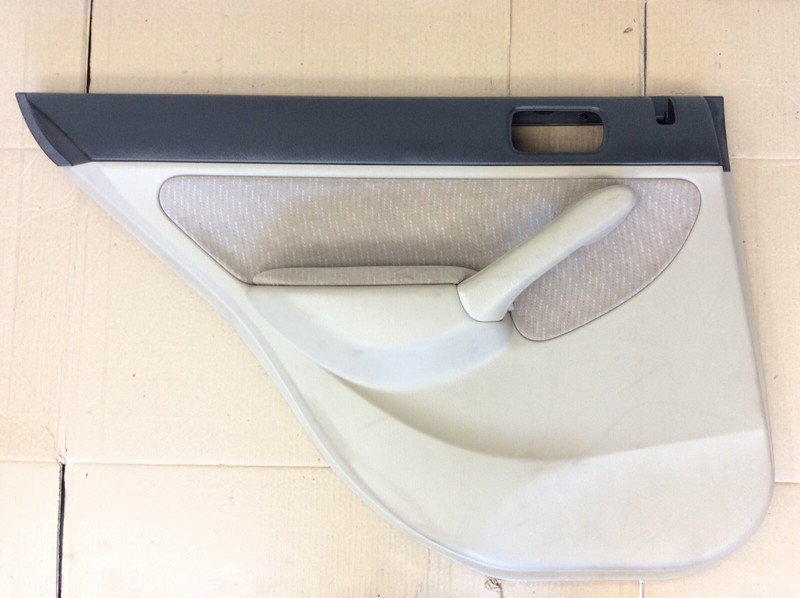 03 Honda Civic MX Hybrid Left Rear Driver Side Door Panel Lining BeigeOEM