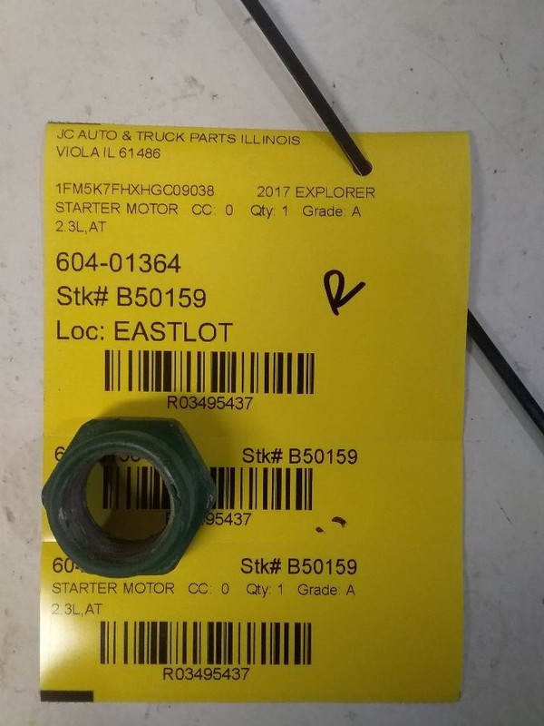 Starter Motor Fits 13-20 FUSION 3495437
