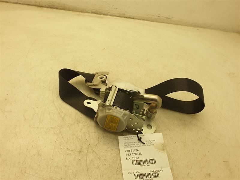 10-13 TOYOTA TUNDRA SR5 CREW CAB PASSENGER SIDE FRONT SEAT BELT ASSEMBLY