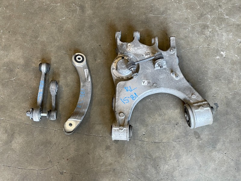 17-22 Alfa Romeo Giulia Quadrifoglio Rear Left Upper Lower Control Arm 1581 OEM