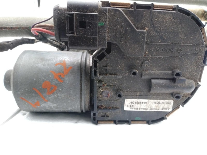 Used Windshield Wiper Motor fits: 2012 Audi A6 includes linkage Grade A