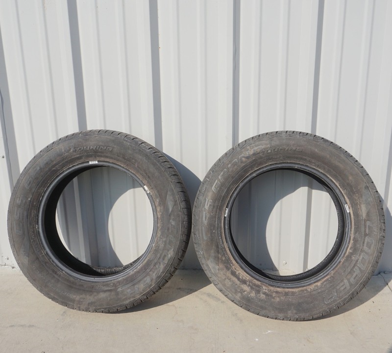 2x Used 225/50 R18 Cooper CS5 Grand Touring Tires 9.5mm Tread 225/60/16