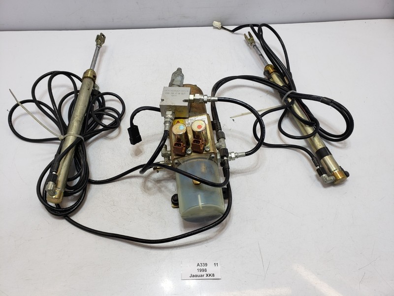 ✅ 97-06 OEM Jaguar XK8 XKR Convertible Hydraulic Soft Top Roof Pump W/ Line Hose