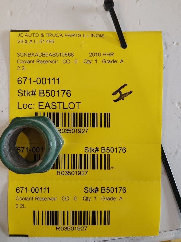 Coolant Reservoir Fits 06-11 HHR 3501927