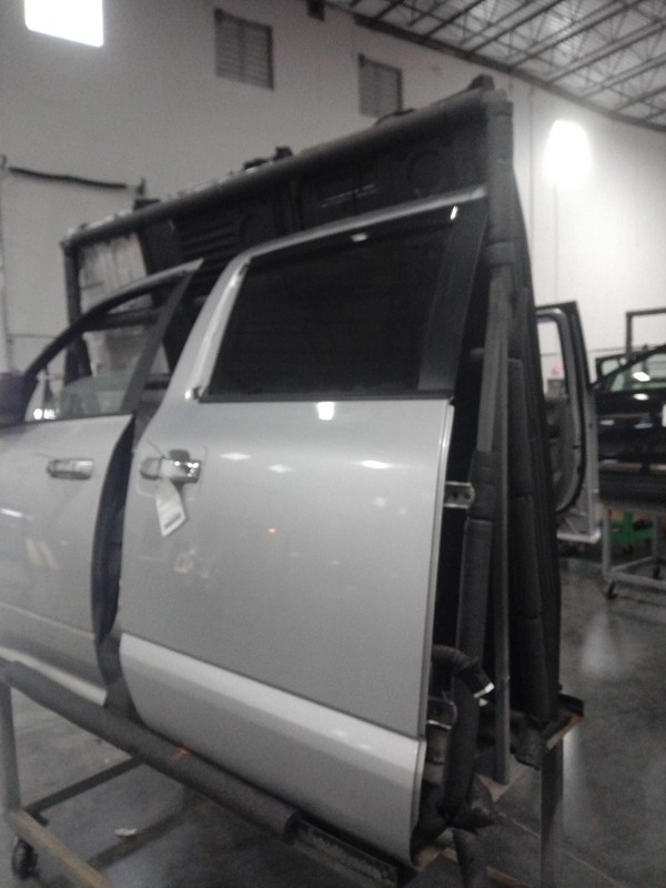 2017 Nissan Titan Rear Right Door Silver 353832 Used, 149K Miles