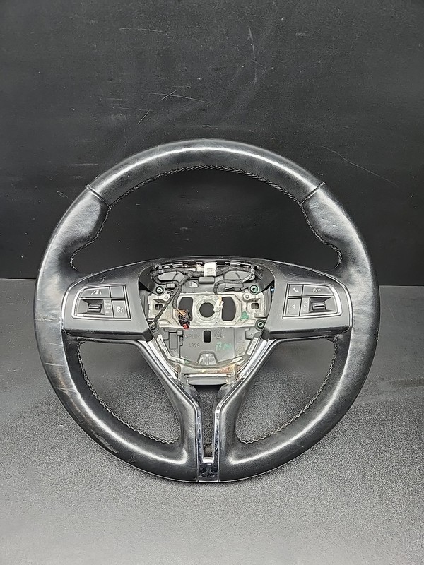 2014-2019 MASERATI GHIBLI S Q4 DRIVER SIDE STEERING WHEEL LEATHER BLACK OEM