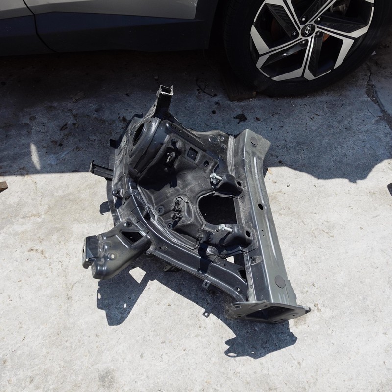 2024-2025 HYUNDAI SANTA FE FRONT LEFT FRAME BODY RAIL APRON CUT OEM