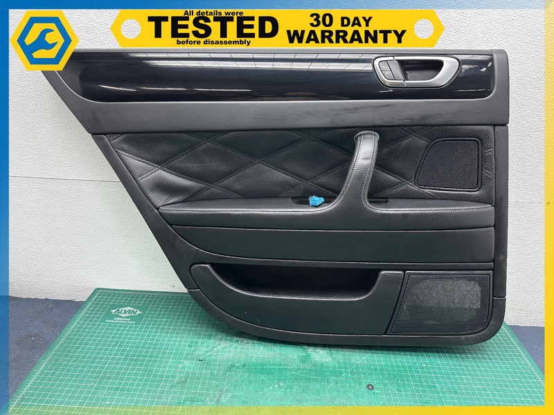 06-12 BENTLEY Flying Spur REAR LEFT INTERIOR DOOR PANEL TRIM OEM
