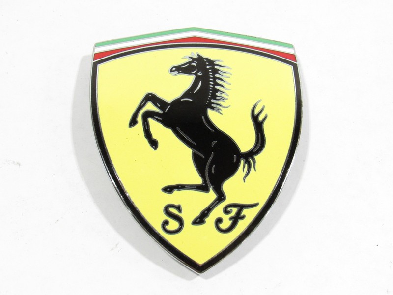 Ferrari 458 Italia 2011 Front Right Fender Ceramic Emblem Logo Badge 09-15 |:Y