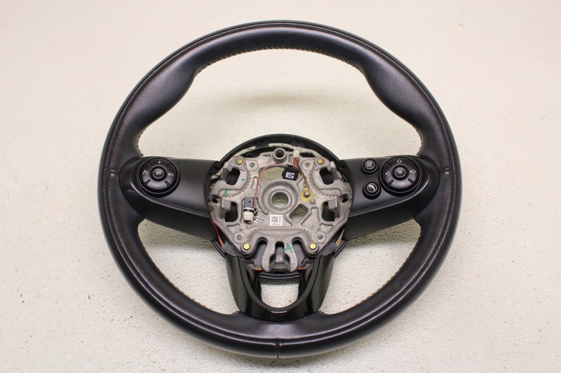 Mini Cooper Black Leather Steering Wheel F55 F56 F57 F54 F60 Oem 2015-2024