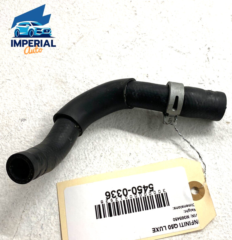 2016 - 2020 INFINITI Q50 3.0L INTERCOOLER CHARGE AIR COOLANT HOSE PIPE TUBE OEM