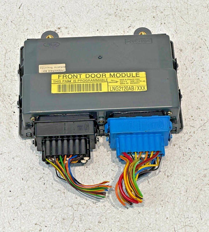 1998 - 2003 JAGUAR XJ8 Theft-Locking Front Door Control Module Right Side RH OEM