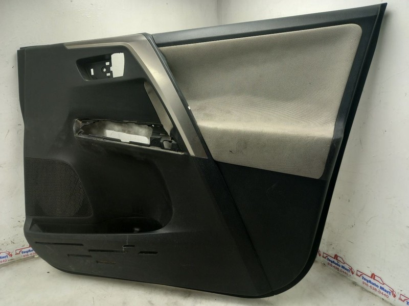15 TOYOTA RAV 4 XLE FRONT PASSENGER RIGHT DOOR PANEL GRY-FA10