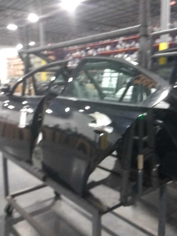 2014 Nissan Maxima Left Rear Door Black 551703 222K Miles Used Auto Part