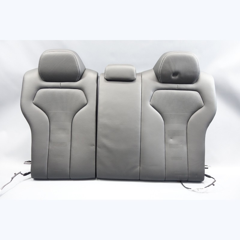 2015-2019 BMW F80 M3 Factory Rear Seat Backrest Black Merino Leather Heated OEM