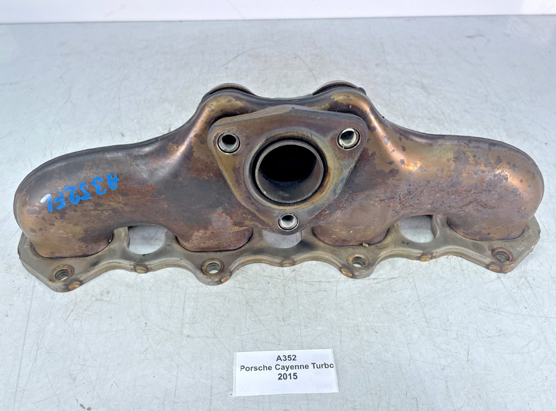 ✅ 08-18 OEM Porsche Cayenne Turbo 958 AWD 4.8 Left Driver Exhaust Manifold