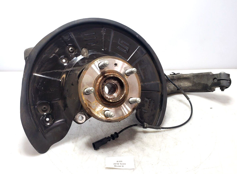 ✅ 2016-2020 OEM Tesla Model X Front Left Driver Side Spindle Knuckle W/ Hub 58k
